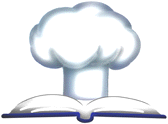 Chef Cap and Bible Logo